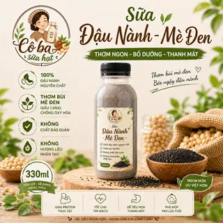 Hình ảnh Sữa đậu nành - mè đen