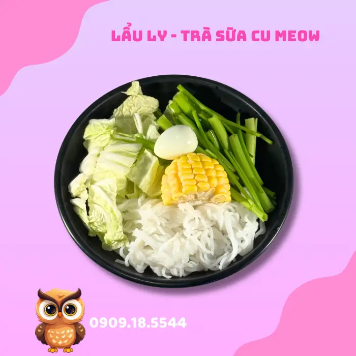Hình ảnh Bún + nước lẩu ( kèm rau )