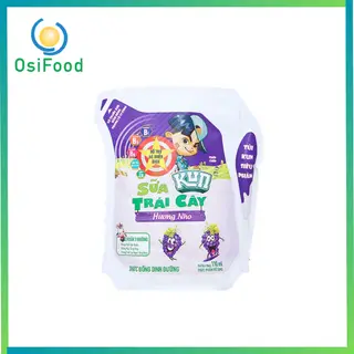 Hình ảnh Sữa Kun trái cây hương nho 110ml