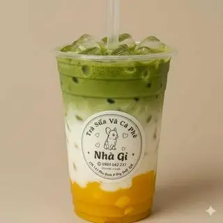 Hình ảnh Matcha latte xoài