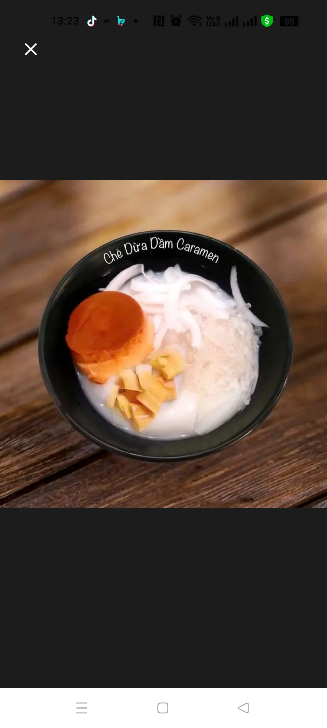 Hình ảnh Chè dừa dầm caramel 