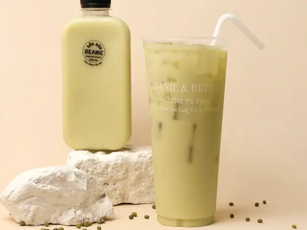 Hình ảnh Sữa đậu xanh 330ml (chai)