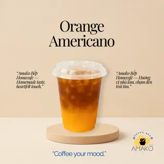 Hình ảnh Cà phê Americano cam