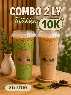 Hình ảnh Combo Trà sữa đậm vị & Trà sữa Thái xanh