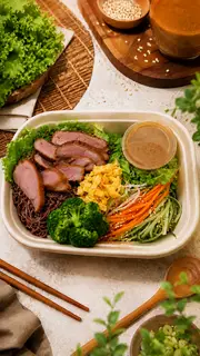 Hình ảnh Bún lứt trộn lườn ngỗng nướng