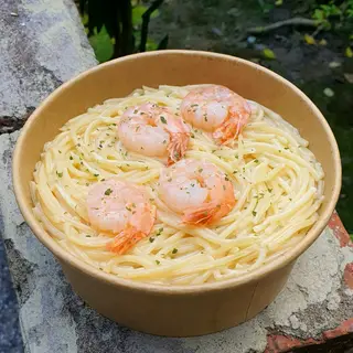 Hình ảnh Mì Ý Tôm Sốt Kem