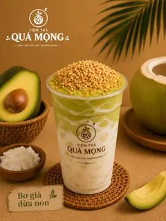 Hình ảnh Bơ Già Dừa Non Size Vừa