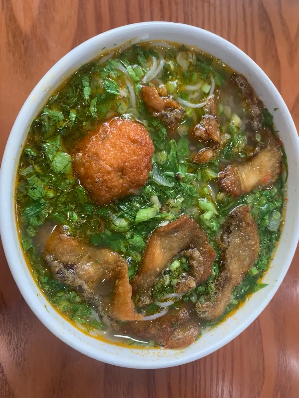 Hình ảnh Bánh đa cá quả chiên