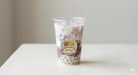 Hình ảnh Trà sữa khoai môn tươi - 700ml