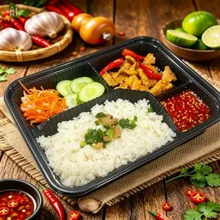 Hình ảnh Cơm Thịt Kho Tiêu