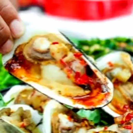 Hình ảnh Sò Dẹo Nướng Muối Ớt