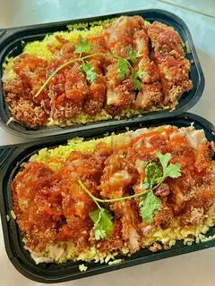 Hình ảnh Cơm gà chiên xù sốt Teriyaki