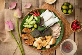 Hình ảnh Combo 2 Bún Đậu Tá Lả + 2 Trà Tắc