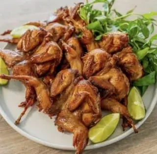Hình ảnh Cút chiên bơ