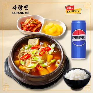 Hình ảnh Combo Canh Tương Đậu + Cơm + Pepsi