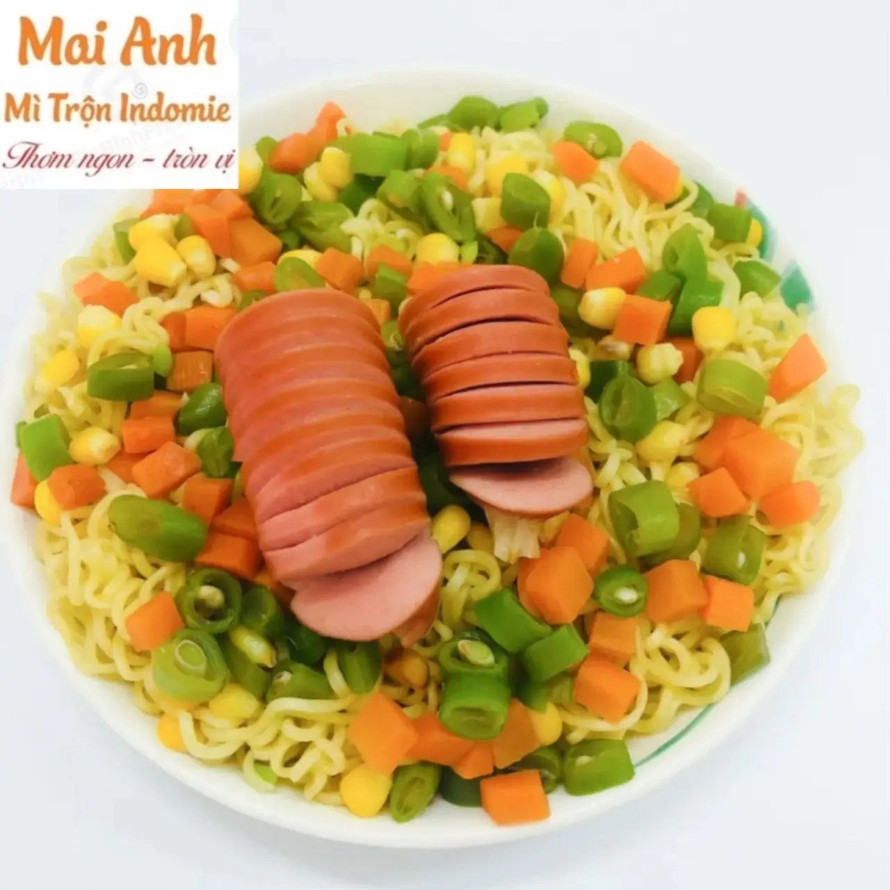 Hình ảnh Mì Trộn Xúc Xích