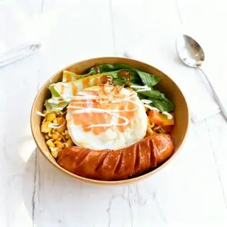 Hình ảnh Combo 2 Mì Indomie Ốp La + Xúc Xích