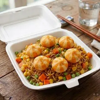 Hình ảnh MÌ TRỘN VIÊN LẨU 
