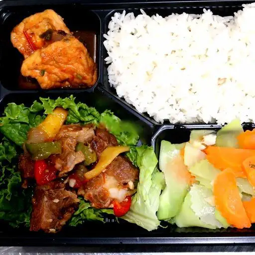 Hình ảnh Cơm sưòn xào chua ngọt