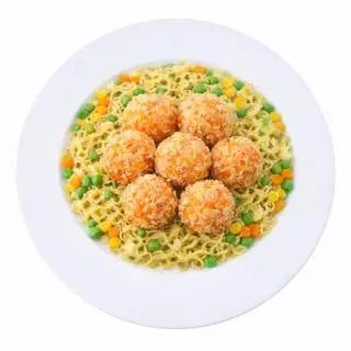 Hình ảnh Mỳ trộn viên hải sản phô mai