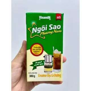 Hình ảnh Sữa đặc Ngôi Sao Phương Nam hương vị thơm ngon béo ngậy 380g hộp giấy
