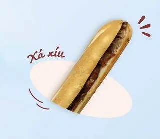 Hình ảnh Bánh mỳ xá xíu