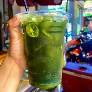 Hình ảnh trà tắc thái xanh trân châu giòn