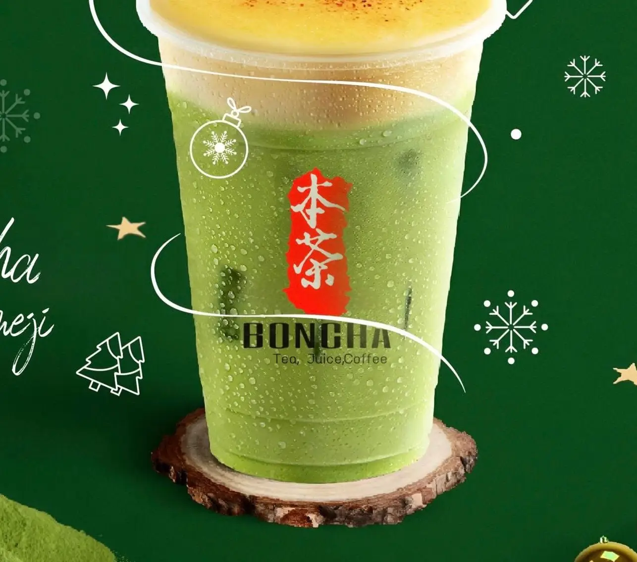 Hình ảnh Trà sữa matcha macchiato