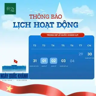 Hình ảnh THÔNG BÁO LỊCH DỊP LỄ 2/9