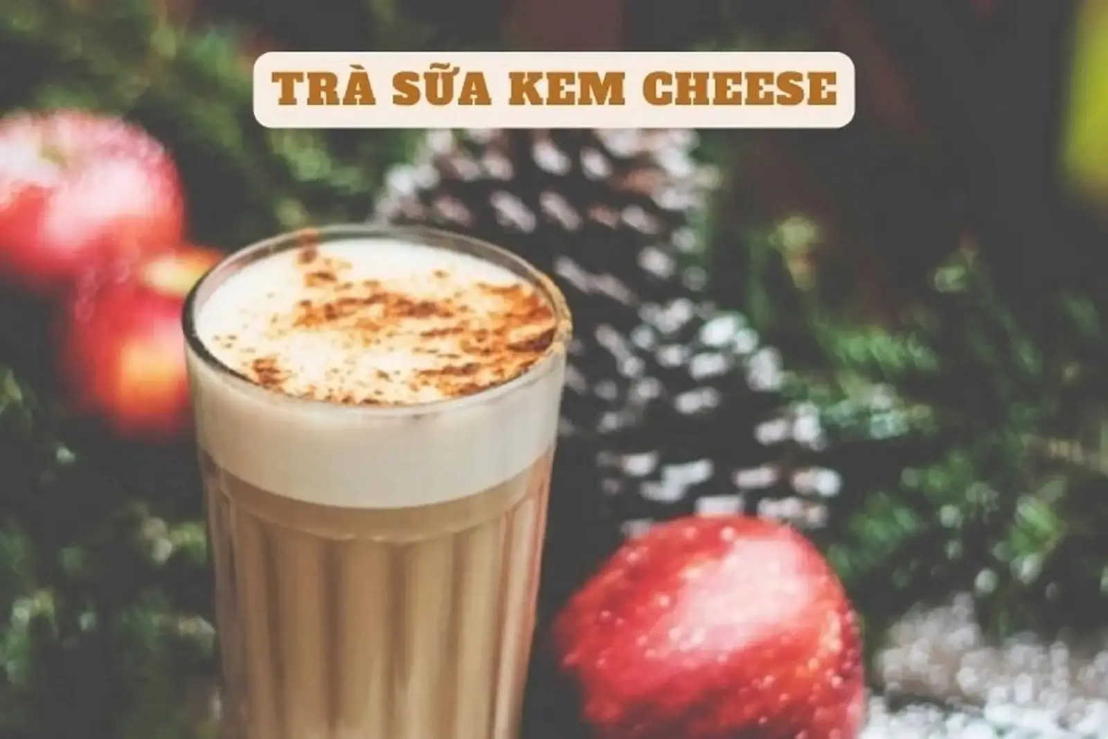 Hình ảnh trà sữa truyền thống kem cheese  700ml