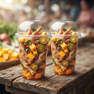 Hình ảnh (Tặng 1 nước) Combo 2 Cốc
