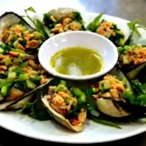 Hình ảnh Sò dẹo mỡ hành