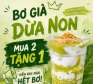 Hình ảnh MUA 2 TẶNG 1 BƠ GIÀ DỪA NON