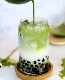 Hình ảnh sữa tươi trân châu matcha