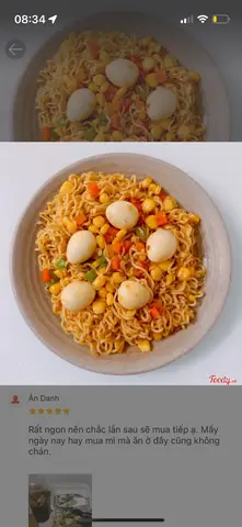 Hình ảnh Mì trộn KORENO trứng cút