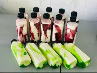 Hình ảnh Sữa chua mix vị phúc bồn tử