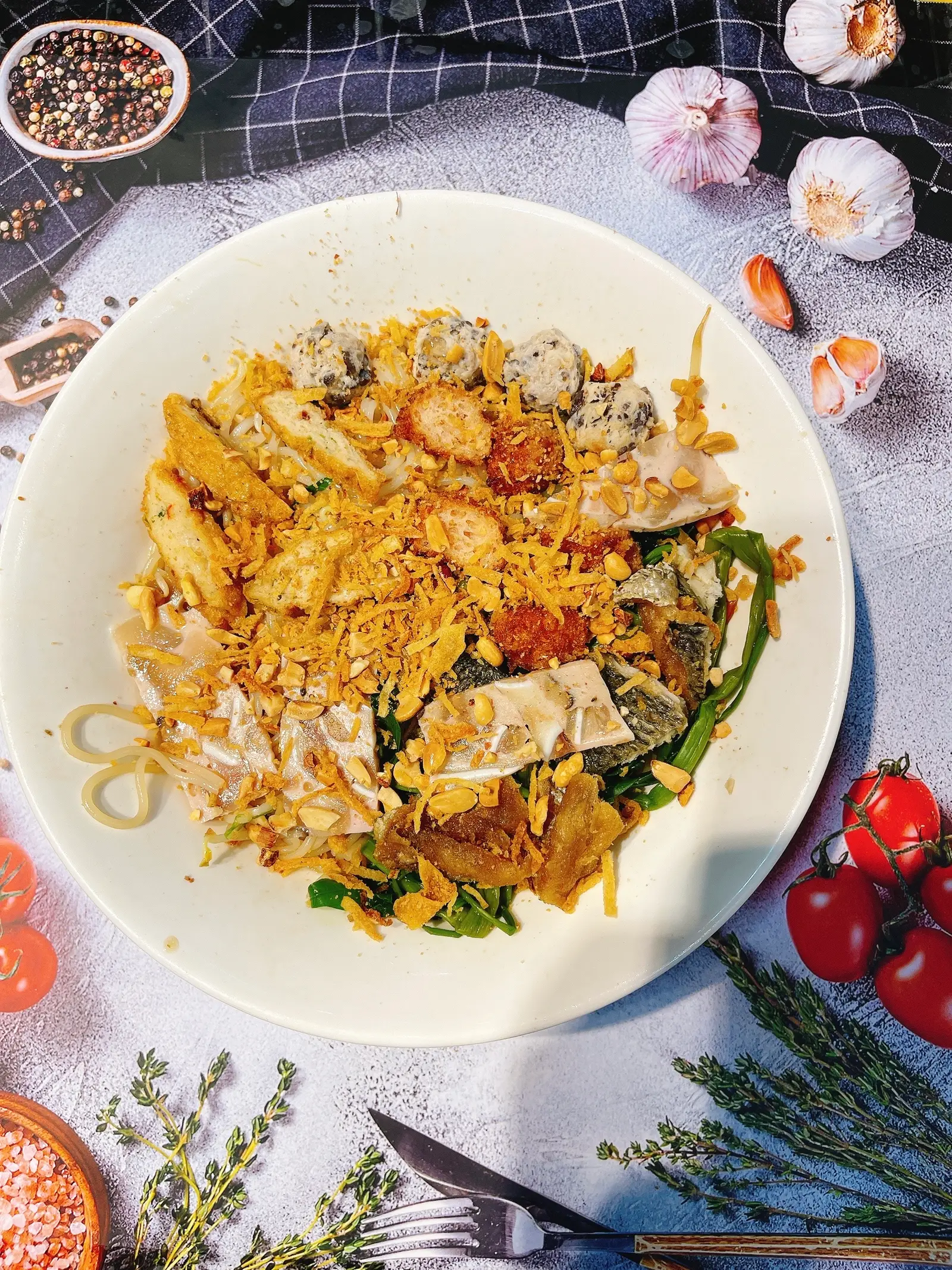 Hình ảnh BÚN CUA TRỘN