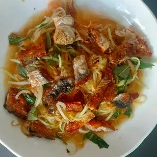 Hình ảnh gỏi đu đủ khô cá lóc phần nhỏ