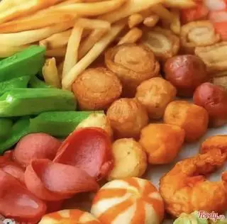 Hình ảnh MÌ CAY BÒ VIÊN, CÁ VIÊN, XÚC XÍCH