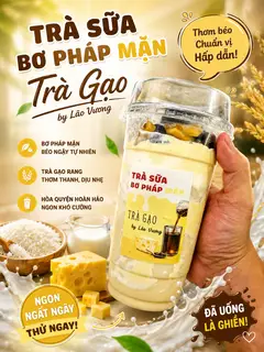 Hình ảnh Trà sữa gạo bơ Pháp