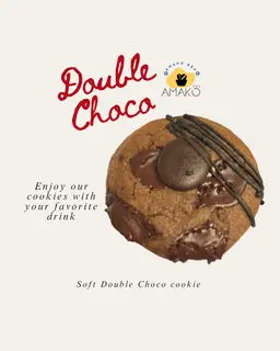Hình ảnh Soft double choco cookie