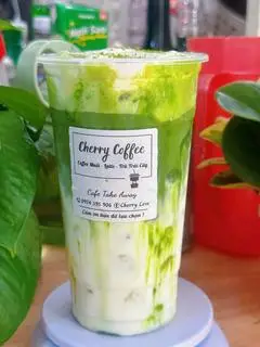 Hình ảnh Matcha latte kem muối