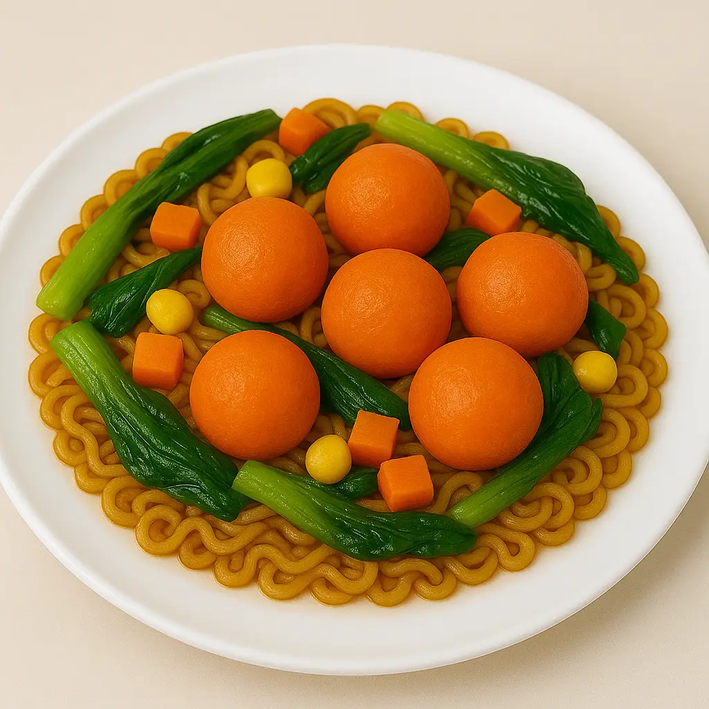 Hình ảnh Mì Trộn Tôm Viên