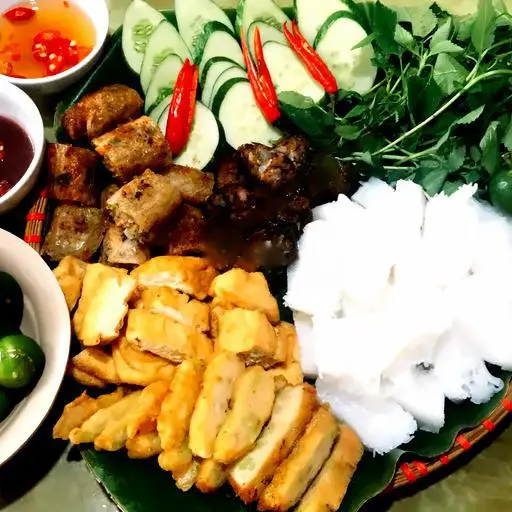 Hình ảnh Bún đậu đầy đủ không thịt