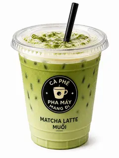 Hình ảnh Matcha Latte kem muối 