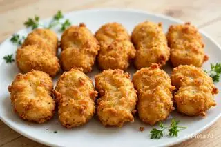 Hình ảnh Gà Viên Rán Giòn Rụm 