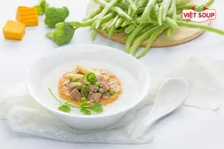 Hình ảnh Cháo thịt bò hầm ngũ vị 