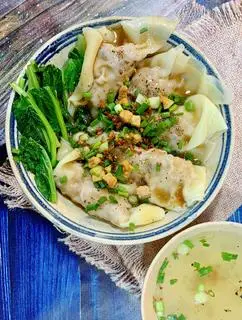 Hình ảnh Sủi cảo dầu hào + chạp