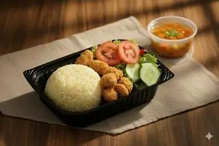 Hình ảnh Cơm Gà Viên + Canh