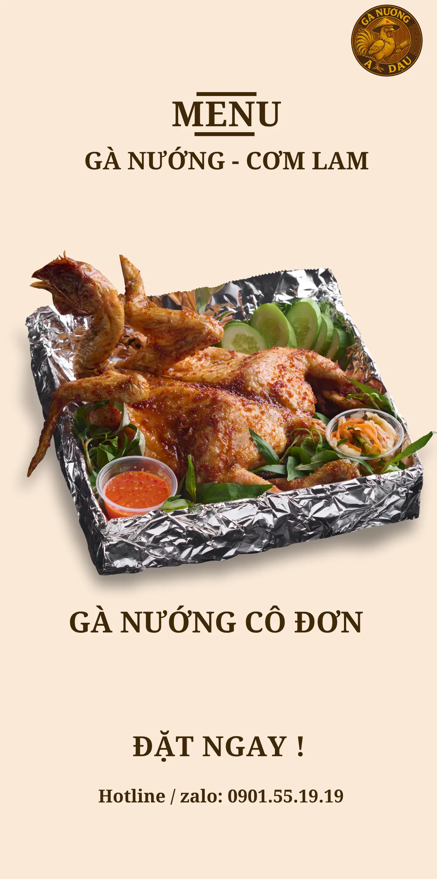 Hình ảnh Gà Nướng một con